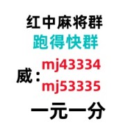 （广东麻将）谁有跑得快群（24h营业）