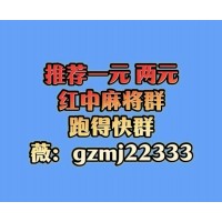 广东一元一分红中麻将群