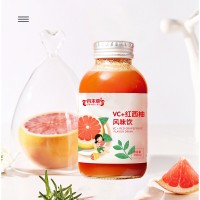 VC+红西柚风味饮液体代加工异型袋瓶装灌装山东庆葆堂