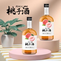 桃子酒百未草配制酒露酒生产灌装山东庆葆堂