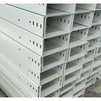 防火喷塑电缆桥架加工槽式直通式梯式防火桥架