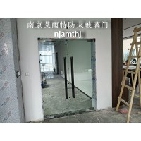 南京钢化玻璃门加工安装
