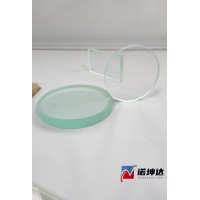 钢化定制玻璃异形玻璃小片高温玻璃圆形钢化玻璃定制--诺坤达