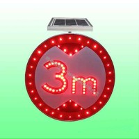 永州交通设施 太阳能限高标志牌圆形