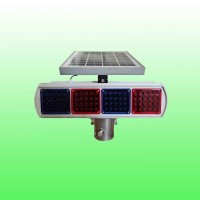 铝壳双面四格警示灯 太阳能爆闪灯生产厂家