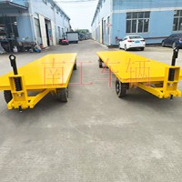 5吨工业平板拖车 牵引式全挂工具拖车