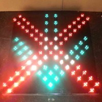 收费站车道指示信号灯 红叉绿箭头信号灯 led交通设施厂家