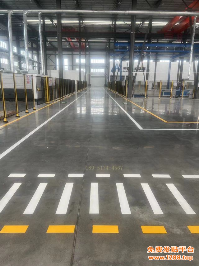 厂区道路划线施工电话18951744567 (19)