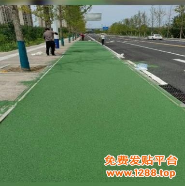 彩色陶瓷颗粒路面18951744567 (4)