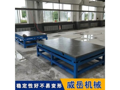 1级精度铸铁实验平台  人工刮研 电机试验平台 泊头十年老厂