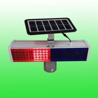 太阳能警示灯 分体式红蓝警示灯交通设施产品齐全