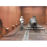 机械回收型喷砂房非标尺寸定制安装