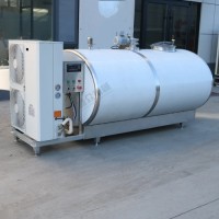 牛奶制冷罐 立式乳制品液体降温保鲜贮奶罐