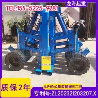 不用汽车吊台班费，轮式集装箱搬运工具一次投入长期受益
