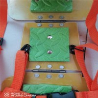矿用反光背夹一来防砸背板二来反光条 扣好腰带护背刚好