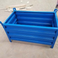 钢制料箱钢料箱金属仓储板箱周转笼上海货架上海仓储货架