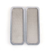 定制长方形包边过滤片  316材质网片