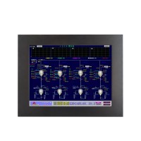 多串口19寸嵌入式工業平板電腦RS232/485