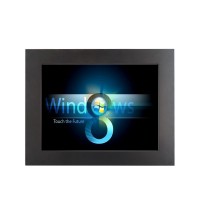 賽揚四核17寸無風扇觸摸屏一體機win7/WiFi