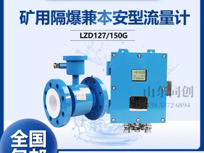 矿井防爆电磁流量计LZD127 DN300矿用大管径流量计 4MPa矿用电磁流量计LZD127图2