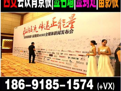 西安桁架背景板出租,西安签到背景板,喷绘展板,会议会场布置图3