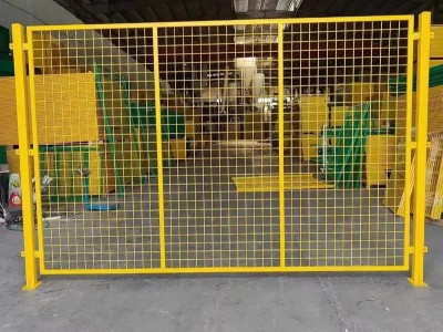 仓库车间隔离防护围栏网厂家现货直供浸塑车间隔离网图3