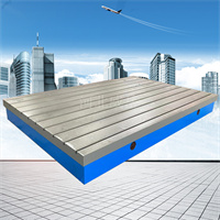 3x5米铸铁检验平板 标准型T型槽试验平台