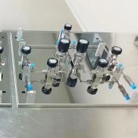 实验室高纯气体特种气体电子气体控制面板 实验室特气减压汇流排