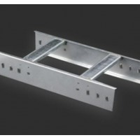 镀锌钢制梯式桥架 阻燃耐磨 大跨距电缆支架 结构稳固耐用