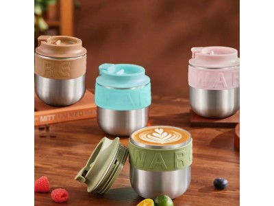 不锈钢真空礼品保温杯 予己温柔赠人深情 上海思乐得