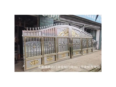 成都不锈钢门单元门庭院大门户外大门定制13032826899