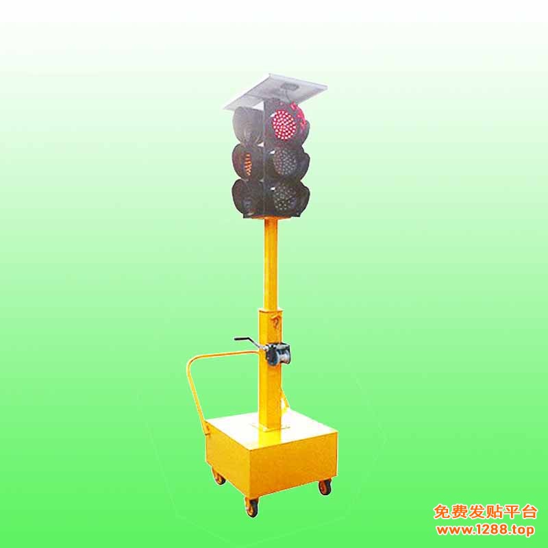 满屏太阳能移动信号灯