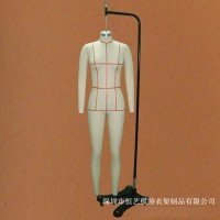 山东板房试衣人台-辽宁欧版裁剪模特-杭州立体打版人台