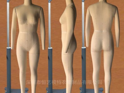 辽宁欧美裁剪模特-杭州立体打版模特-浙江服装设计人台图4