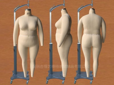 上海伸缩肩膀打版人台-宁波板房裁剪模特-杭州服装设计人台图5