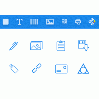 如何隐藏UPC码校验数字并添加空白区标记